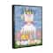 Stupell Industries Happy Easter Garden Gnome Eggs Floater Framed Art